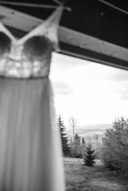 Hochzeitskleid schwarz weiß