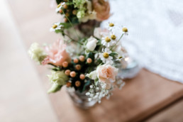 Blumendeko zur Hochzeit