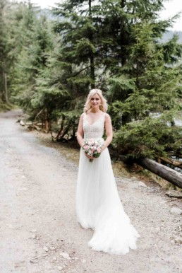 Brautshooting im Wald