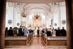 Kirchliche Hochzeit in der Nähe von Salzburg