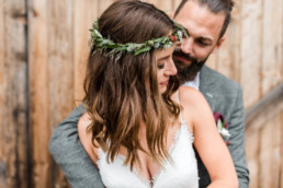 Brautpaar Shooting am Hochzeitsmorgen, aufgenommen von Hochzeitsfotografin Veronika Anna Fotografie