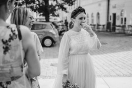 Emotionale Hochzeitsbilder in schwarz-weiß von Veronika Anna Straubing Bayern