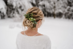 Bayerische winterliche Hochzeit im Schnee von Veronika Anna Fotografie