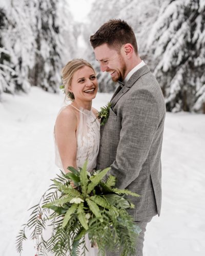 winterliche Hochzeit in Bayern von der Hochzeitsfotografin Veronika Anna Fotografie