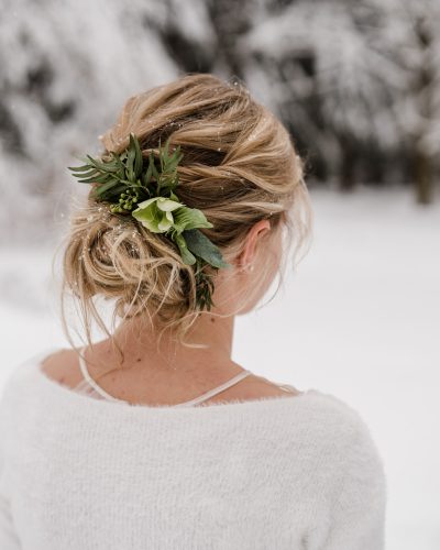 Bayerische winterliche Hochzeit im Schnee von Veronika Anna Fotografie